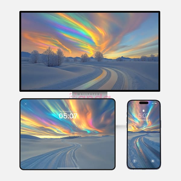 Polar Stratospheric Clouds 3-in-1 Wallpapers