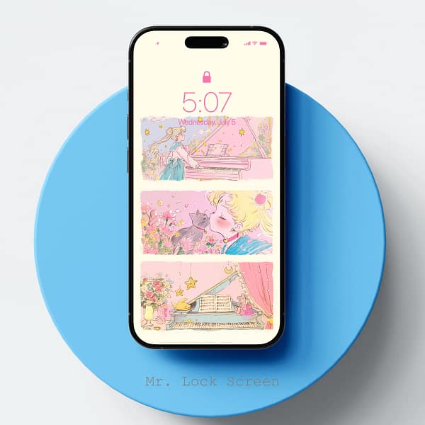 Sailor Moon Whimsical Pastel Anime Phone Wallpaper Sailor Moon Whimsical Pastel Anime Phone Wallpaper