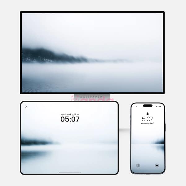 Serene Como Lake, Italy 3-in-1 Wallpapers