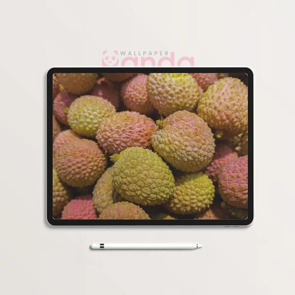 Sweet Blush Tropical Lychee Tablet Wallpaper