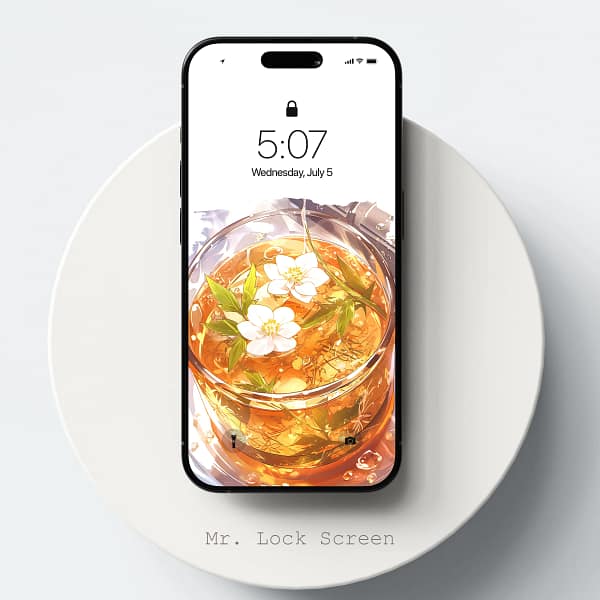 Tasty Fragrant Jasmine Tea Mobile Wallpaper Tasty Fragrant Jasmine Tea Mobile Wallpaper