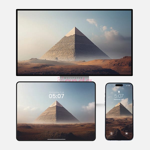 The Great Pyramid of Giza 3-in-1 Wallpapers The Great Pyramid of Giza 3-in-1 Wallpapers
