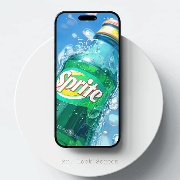 Thirst-quenching Refreshing Sprite Mobile Wallpaper Thirst-quenching Refreshing Sprite Mobile Wallpaper