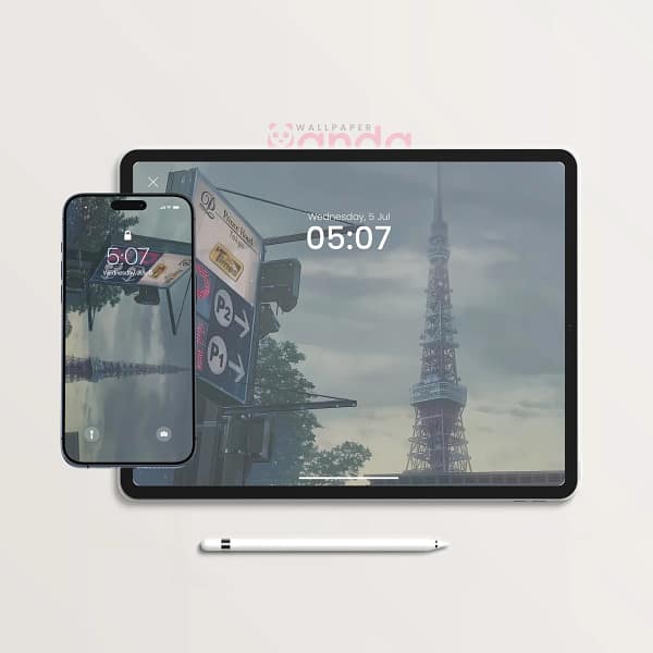 Tokyo Tower Serene Urban 2-in-1 Wallpaper