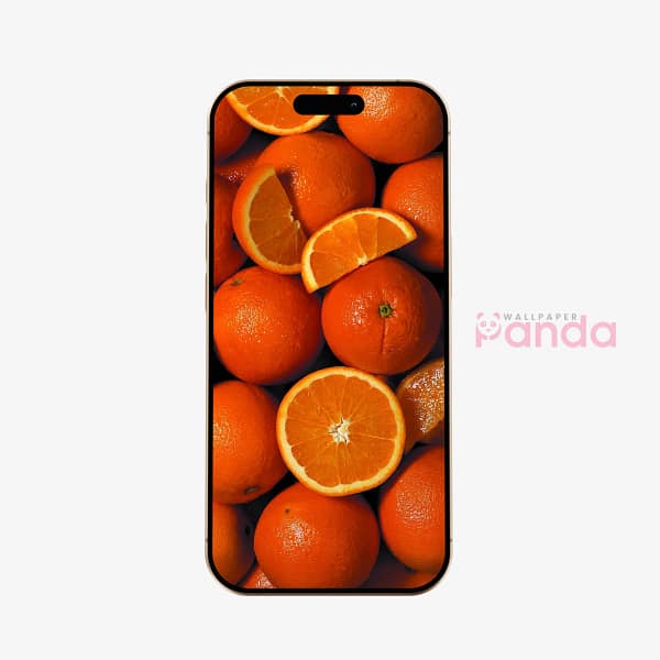 Zesty Sun-Kissed Oranges Mobile Phone Wallpaper