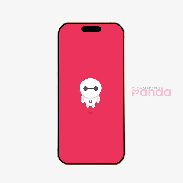 Baymax Bold Hero Phone Wallpaper