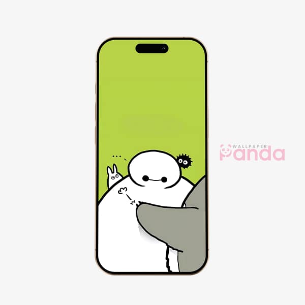 Baymax Gentle Hug Phone Wallpaper