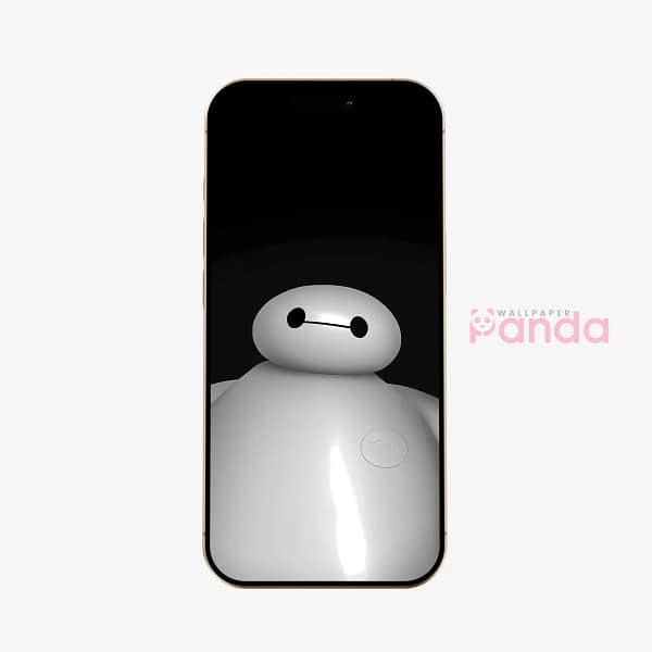 Baymax Monochrome Hero Phone Wallpaper Baymax Monochrome Hero Phone Wallpaper