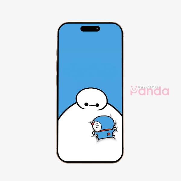Baymax Skateboard Adventure Phone Wallpaper