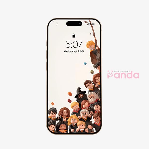 Floating Bricks Magic – LEGO Harry Potter Phone Wallpaper