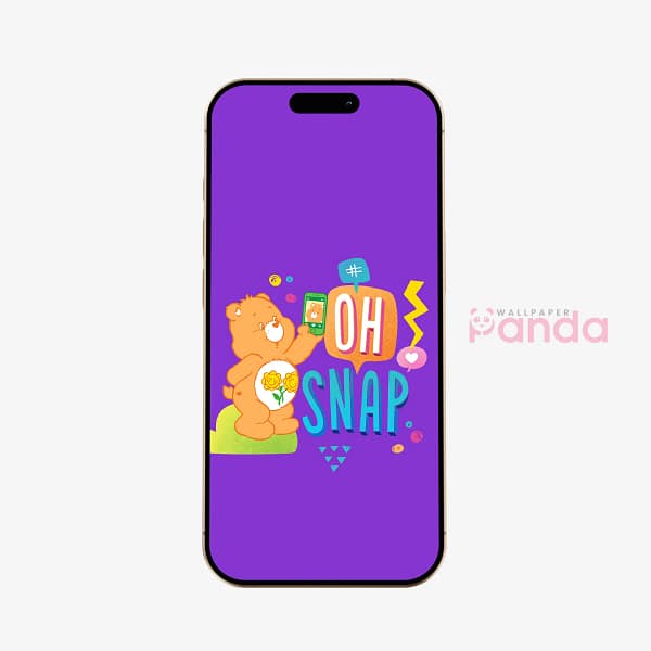 Funshine Bear “OH SNAP” Phone Wallpaper