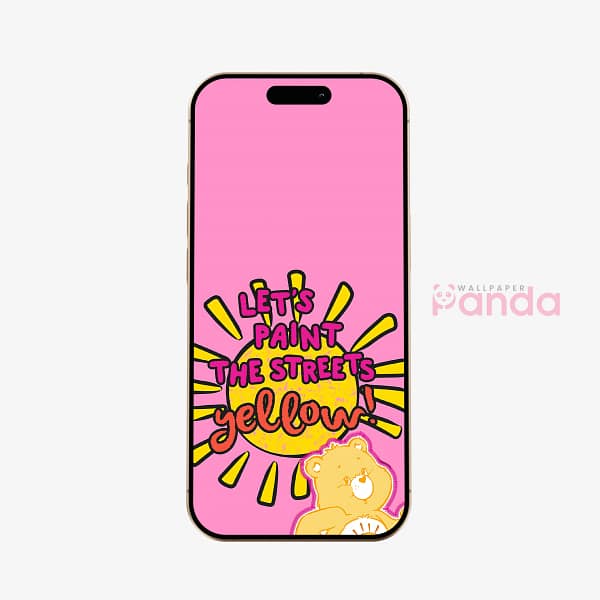 Funshine Bear Sunburst Phone Wallpaper Funshine Bear Sunburst Phone Wallpaper