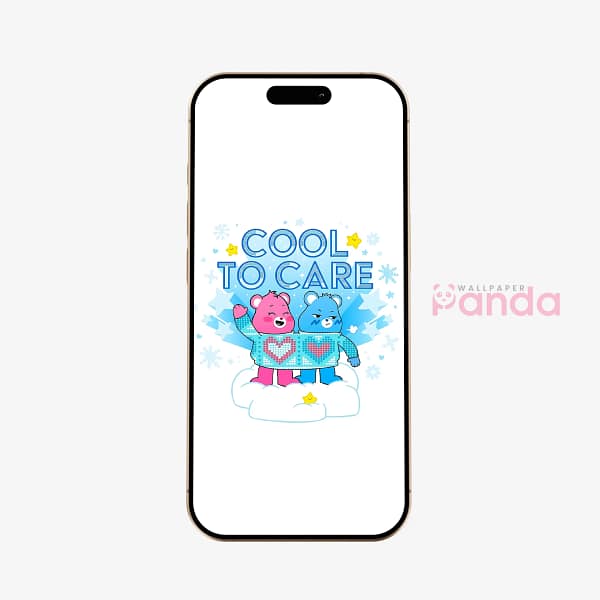 Funshine & Grumpy Bear Cloud Phone Wallpaper