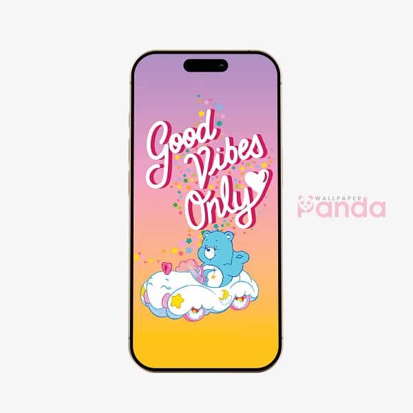 Grumpy Bear Cloud Car Phone Wallpaper