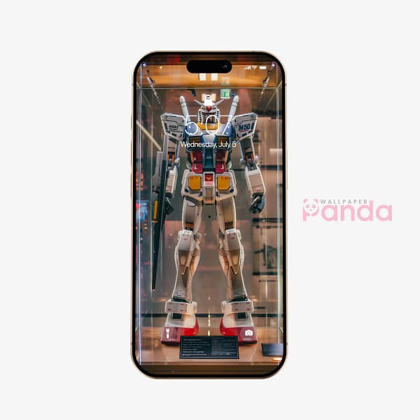 Gundam Colossal Glass Enclosure Phone Wallpaper