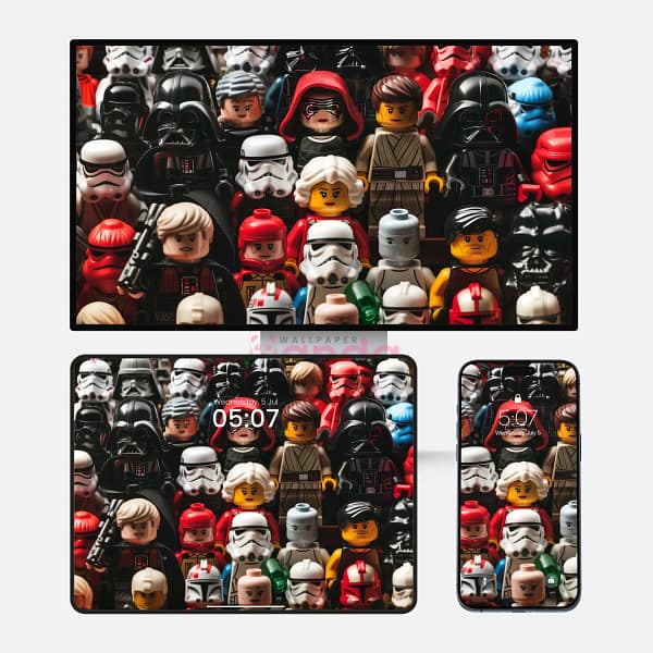 LEGO Star Wars Minifigure Squadron 3-in-1 Wallpapers