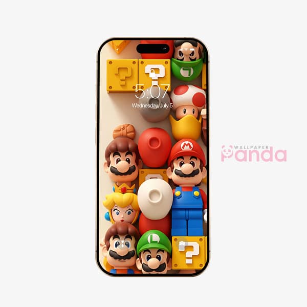 Mario LEGO Phone Wallpaper