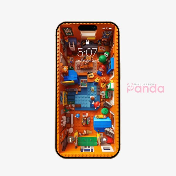 Mario's Room & LEGO Creative Play Phone Wallpapers