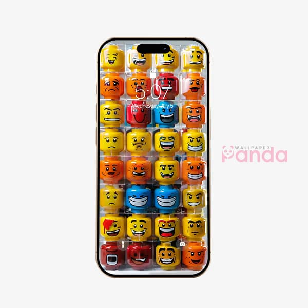 Minifigure Treasure LEGO Emoticon Phone Wallpaper