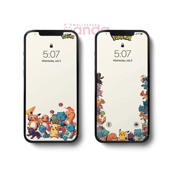 Pixel Pokémon Adventure Phone Wallpaper