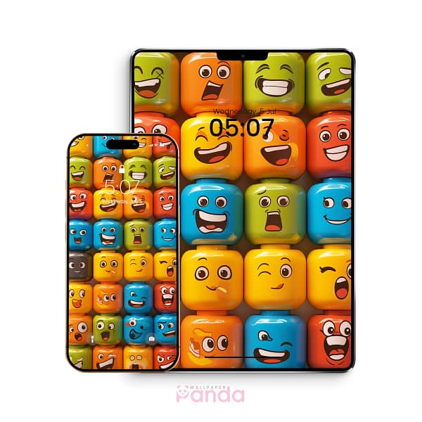 Vibrant Expression Mosaic 2-in-1 Wallpapers