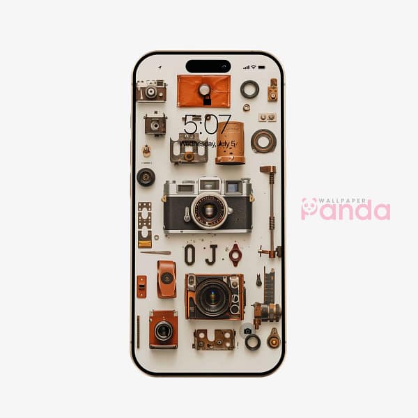 Vintage Photography Camera Collection Phone Wallpaper