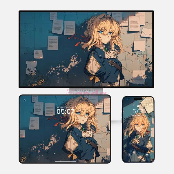 Violet Evergarden Radiant Beauty 3-in-1 Wallpapers
