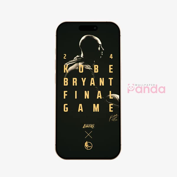 Kobe Bryant Intensity Personified Basketball Phone Wallpaper