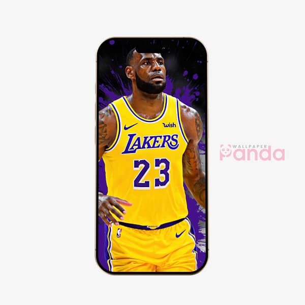 Kobe Bryant Purple & Gold Legacy Basketball Phone Wallpaper