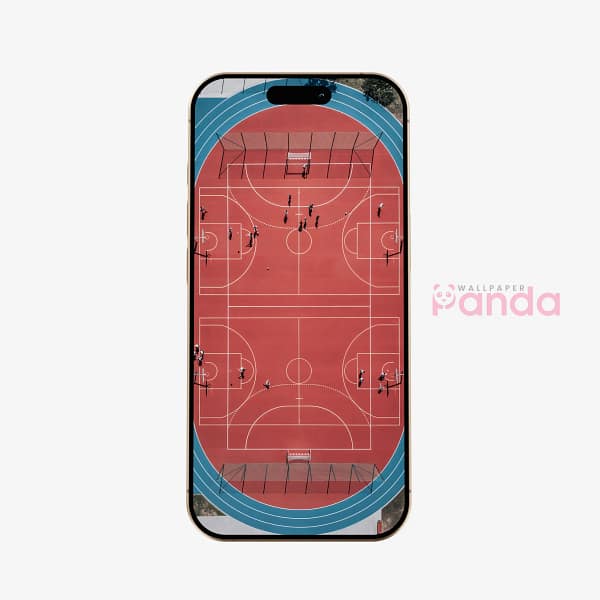 Basketball Court Action Game Phone Wallpaper
