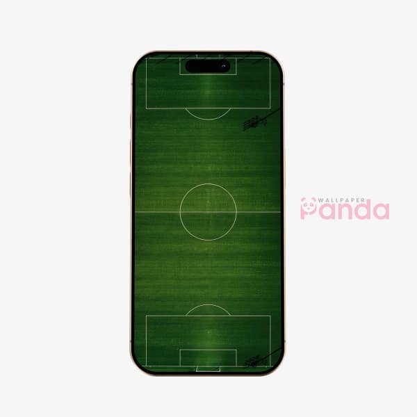 Classic Soccer Field Green Pitch Phone Wallpaper