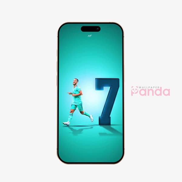 Eden Hazard Motion Sprint Number Seven Football Wallpaper