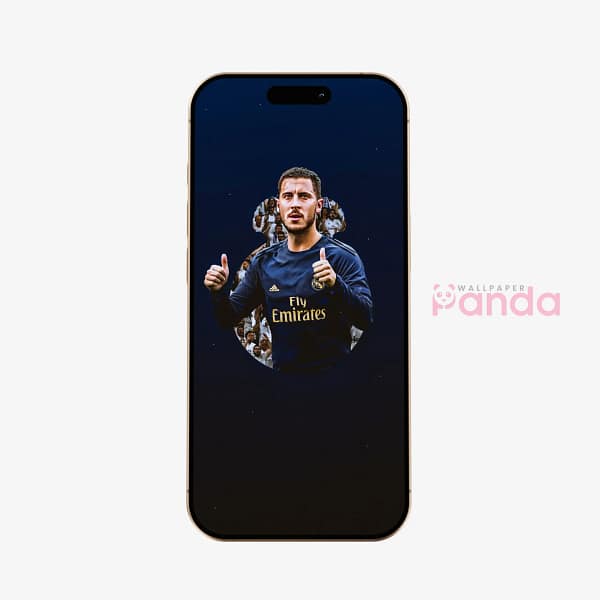 Eden Hazard Triumph Spirit Football Phone Wallpaper