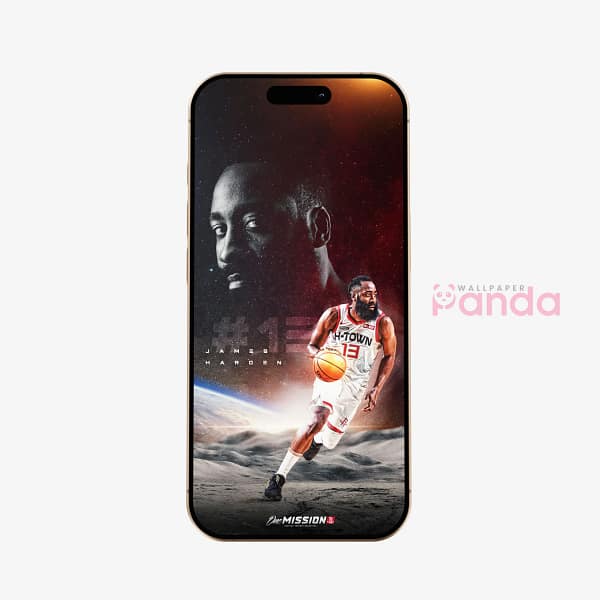 James Harden Dynamic Drive Basketball Phone Wallpaper