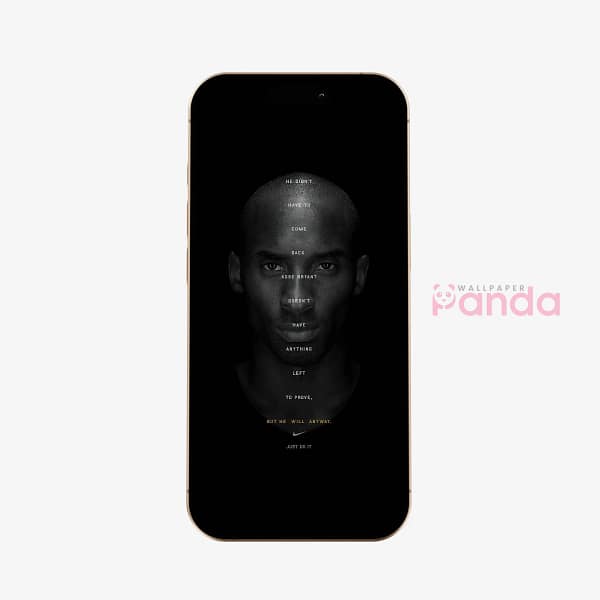 Kobe Bryant Mamba Intensity Dark Portrait Phone Wallpaper