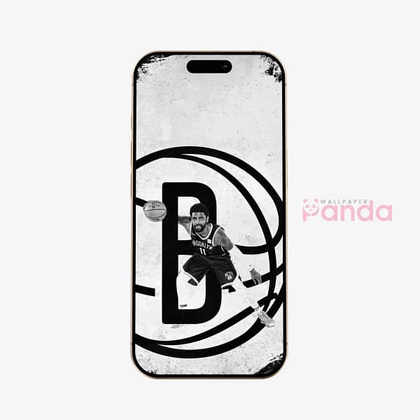 Kyrie Irving Focused Intentions Basketball Phone Wallpaper