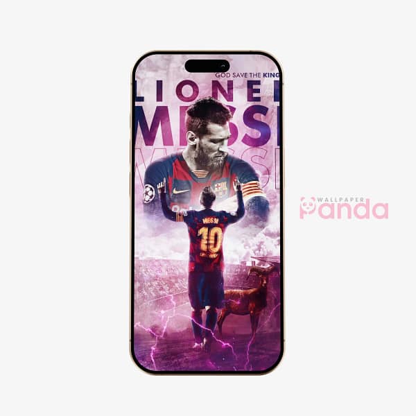 Lionel Messi The Goat Football Phone Wallpaper