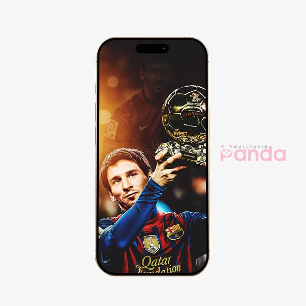 Lionel Messi Triumph Trophy Celebration Football Wallpaper