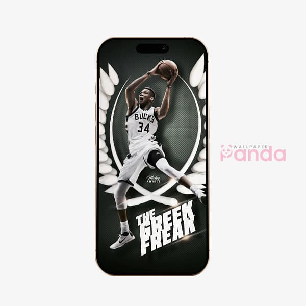 Mickey Ardell Mid-Air Basketball Power Phone Wallpaper