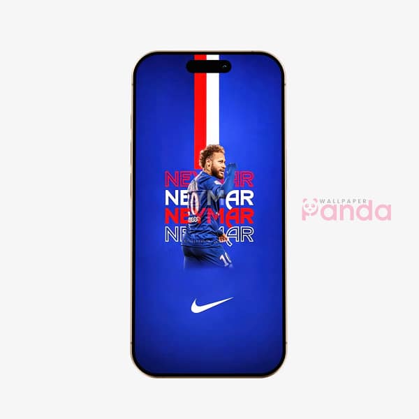 Neymar Jr Dynamic Victory Leap Sports Phone Wallpaper