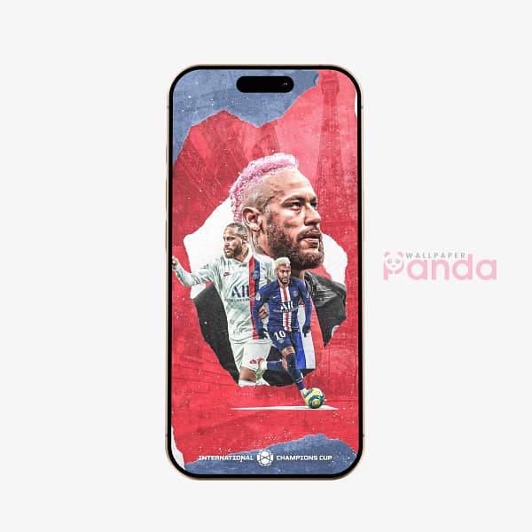 Neymar Jr Vibrant Spirit Soccer Phone Wallpaper