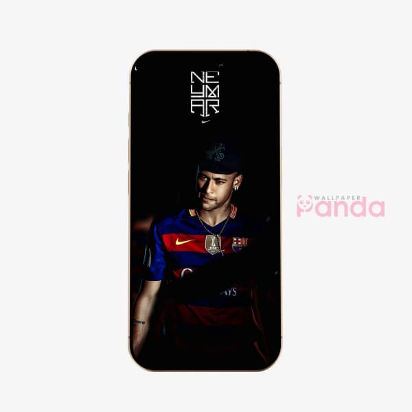 Neymar Jr. Stylish Street Football Phone Wallpaper