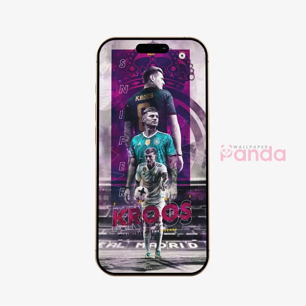 Toni Kroos Master Control Soccer Phone Wallpaper