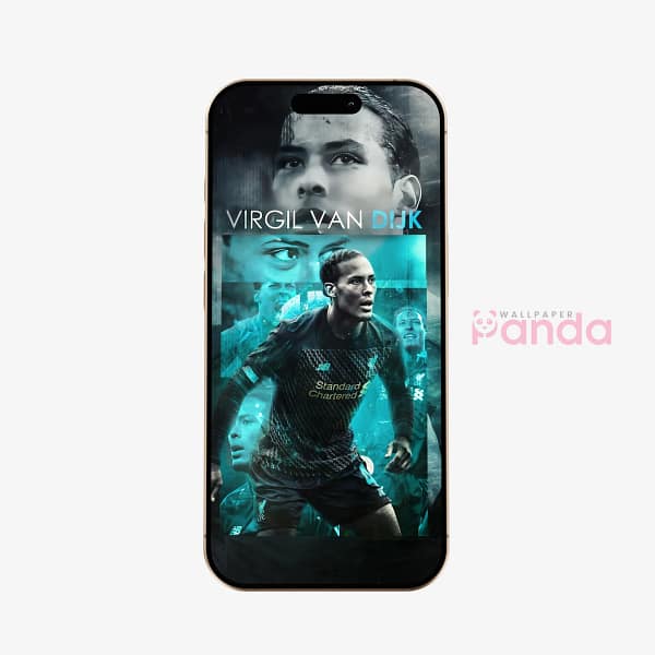 Virgil van Dijk Power Stroke Motion Football Wallpaper