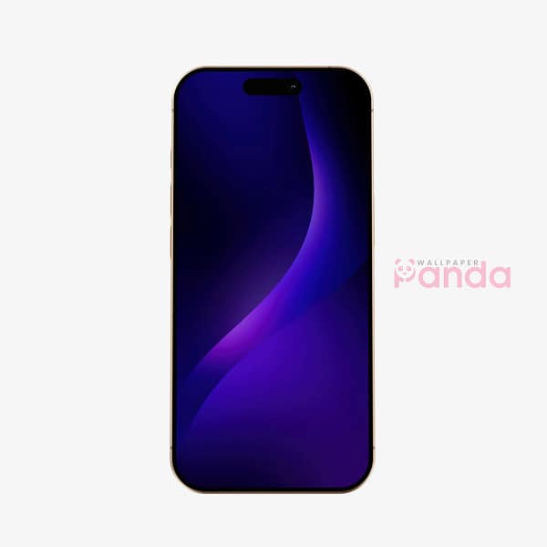 Elegant Purple Flowing Wave Abstract Mobile Wallpaper