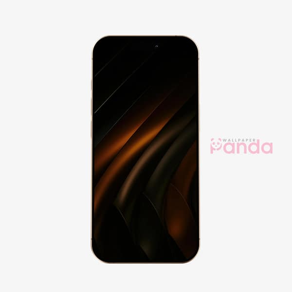 Mysterious Black & Orange Striped Fabric Mobile Wallpaper