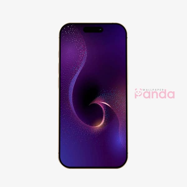 Radiant Neon Spiral Vortex Luminous Mobile Wallpaper